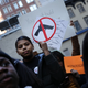 Students from surrounding schools gather at Zuccotti Park in lower Manhattan to mark one month since the high school shooting in Parkland, Fla., and to demand an end to gun violence on March 14, 2018, in New York City. Students across the nation walked out of their classrooms at 10 a.m. across time zones for 17 minutes to show solidarity for the 17 killed in the Valentine’s Day attack at Marjory Stoneman Douglas High School and to make a nationwide appeal for changes in gun laws.